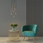 Подвесной светильник Elektrostandard Hall a068821 цвет плафона/подвески Латунь, цвет арматуры Латунь-3