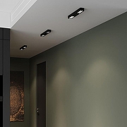 Накладной светильник Elektrostandard Tend a068852 цвет плафона/подвески Черный, цвет арматуры Черный-1