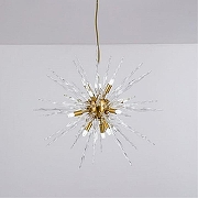 Люстра Artelamp Bella A1066SP-12PB цвет плафона/подвески Прозрачный, цвет арматуры Медь-2