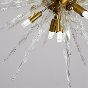 Люстра Artelamp Bella A1066SP-12PB цвет плафона/подвески Прозрачный, цвет арматуры Медь-3