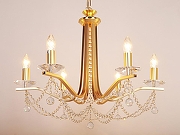 Люстра Doge Luce 110 A110L06FA.3 цвет плафона/подвески Прозрачный, цвет арматуры Золото-2