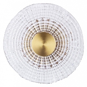 Накладной светильник Artelamp Bevel A1611AP-5PB цвет плафона/подвески Прозрачный, цвет арматуры Латунь