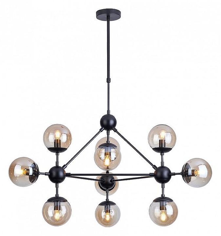Люстра на штанге Artelamp Bolla A1664SP-10BK 