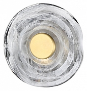 Накладной светильник Artelamp Bevel A1681AP-5PB цвет плафона/подвески Прозрачный, цвет арматуры Латунь