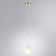 Подвесной светильник Artelamp Gala A2715SP-1SG цвет плафона/подвески Белый, Прозрачный, цвет арматуры Золото-2