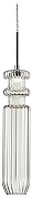 Подвесной светильник Artelamp Crystal A2942SP-1CC цвет плафона/подвески Прозрачный, цвет арматуры Хром