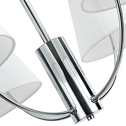 Люстра Artelamp Rondo A4086LM-4CC цвет плафона/подвески Белый, цвет арматуры Хром-4