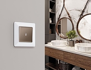 Рамка на 5 постов Ambrella Volt Line AF110125 цвет Белый-2