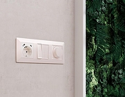 Рамка на 3 поста Ambrella Volt Line AF110203 цвет Жемчужный, Белый-1