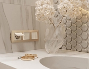 Рамка на 3 поста Ambrella Volt Line AF110603 цвет Бежевый-2