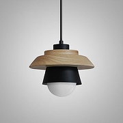 Подвесной светильник Imperiumloft Eco ECO1 цвет плафона/подвески Коричневый, Черный, цвет арматуры Черный