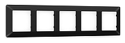 Рамка на 5 постов Ambrella Volt Line AF110705 цвет черный