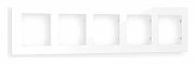 Рамка на 5 постов Ambrella Volt Techno AF220105 цвет Белый