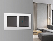 Рамка на 5 постов Ambrella Volt Techno AF220105 цвет Белый-2