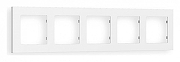 Рамка на 5 постов Ambrella Volt Techno AF220125 цвет Белый