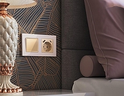 Рамка на 3 поста Ambrella Volt Techno AF220203 цвет Жемчужный, Белый-2