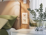 Рамка на 5 постов Ambrella Volt Techno AF220305 цвет Бежевый-2