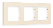 Рамка на 3 поста Ambrella Volt Techno AF220333 цвет бежевый