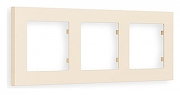 Рамка на 3 поста Ambrella Volt Techno AF220333 цвет Бежевый