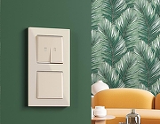 Рамка на 5 постов Ambrella Volt Techno AF220335 цвет Бежевый-2