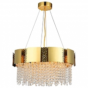 Подвесной светильник Natali Kovaltseva Empire EMPIRE 76014/8C GOLD цвет плафона/подвески Прозрачный, цвет арматуры Золото-1