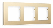 Рамка на 3 поста Ambrella Volt Techno AF220603 цвет Бежевый