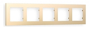 Рамка на 5 постов Ambrella Volt Techno AF220605 цвет Бежевый