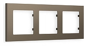 Рамка на 3 поста Ambrella Volt Techno AF220633 цвет Бронза