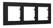 Рамка на 3 поста Ambrella Volt Techno AF220703 цвет черный
