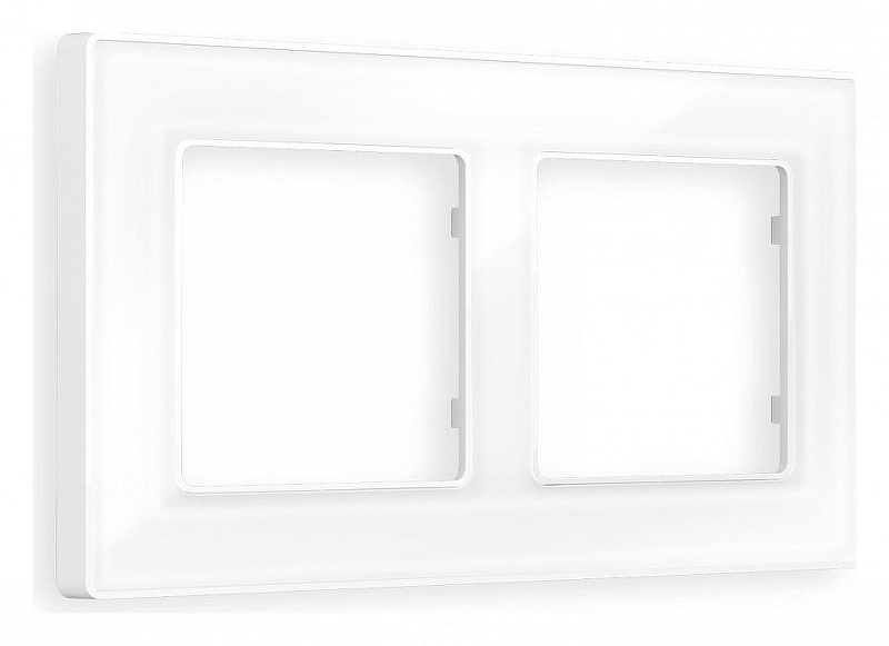 Рамка на 2 поста Ambrella Volt Arctic AF580102 