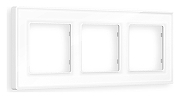 Рамка на 3 поста Ambrella Volt Arctic AF580103 цвет белый