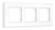 Рамка на 3 поста Ambrella Volt Arctic AF580103 цвет Белый