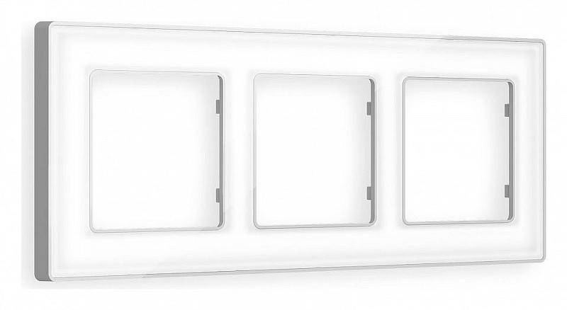 Рамка на 3 поста Ambrella Volt Arctic AF580133 