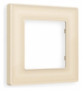 Рамка на 1 пост Ambrella Volt Arctic AF580301 цвет Бежевый