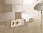 Рамка на 1 пост Ambrella Volt Arctic AF580301 цвет Бежевый-1