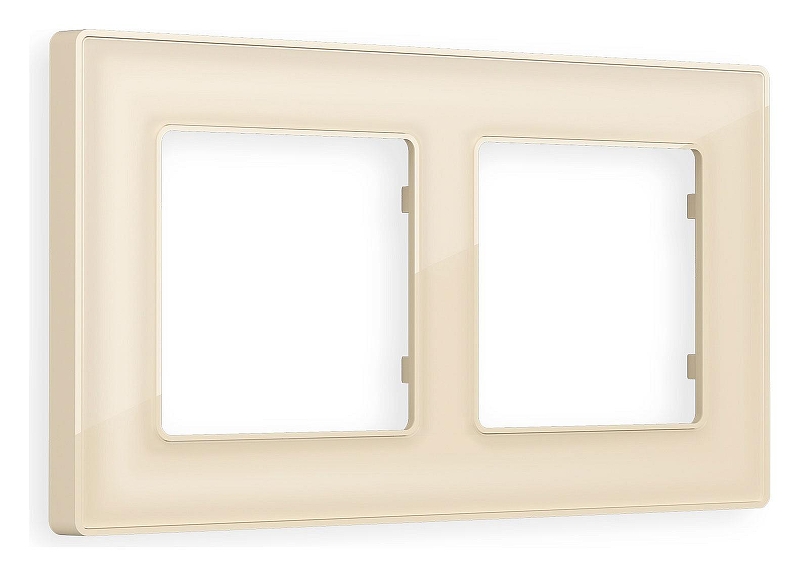 Рамка на 2 поста Ambrella Volt Arctic AF580302 