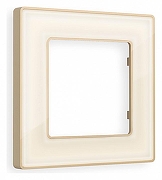 Рамка на 1 пост Ambrella Volt Arctic AF580341 цвет Бежевый