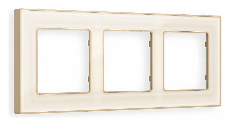 Рамка на 3 поста Ambrella Volt Arctic AF580343 