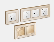 Рамка на 4 поста Ambrella Volt Arctic AF580344 цвет бежевый, шампань-1