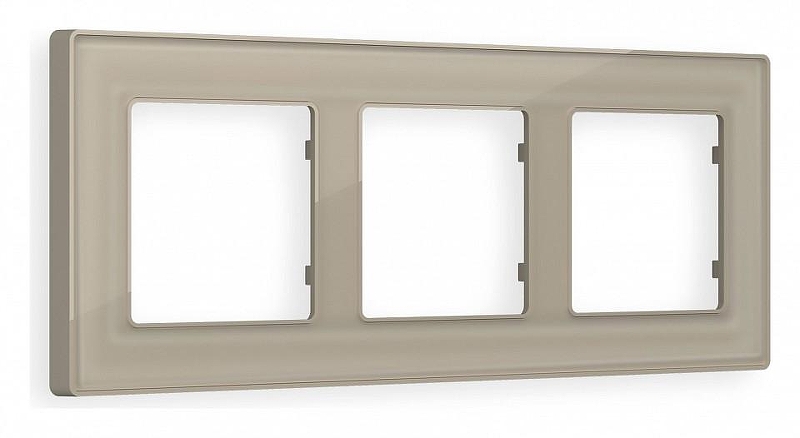 Рамка на 3 поста Ambrella Volt Arctic AF580363 