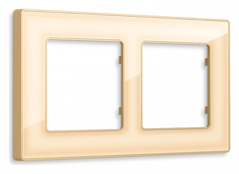 Рамка на 2 поста Ambrella Volt Arctic AF580602 