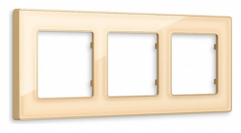 Рамка на 3 поста Ambrella Volt Arctic AF580603 