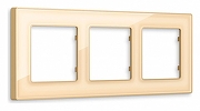 Рамка на 3 поста Ambrella Volt Arctic AF580603 цвет Бежевый