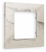 Рамка на 1 пост Ambrella Volt Grand AF930601 цвет Бежевый, Серый