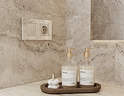 Рамка на 2 поста Ambrella Volt Grand AF930602 цвет Бежевый, Серый-2