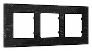 Рамка на 3 поста Ambrella Volt Grand AF930703 цвет Черный