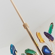 Люстра на штанге Imperiumloft Agate agate-801 цвет плафона/подвески Красный, Синий, Зеленый, цвет арматуры Латунь-11