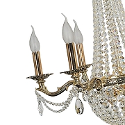 Люстра Arti Lampadari Amelia Amelia E 1.6.6.502 GB цвет плафона/подвески Прозрачный, цвет арматуры Золото-6