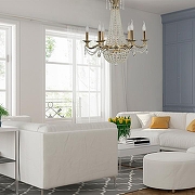 Люстра Arti Lampadari Amelia Amelia E 1.6.6.502 GB цвет плафона/подвески Прозрачный, цвет арматуры Золото-7