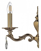 Бра Arti Lampadari Amelia Amelia E 2.1.1.502 GB цвет плафона/подвески Прозрачный, цвет арматуры Золото-1